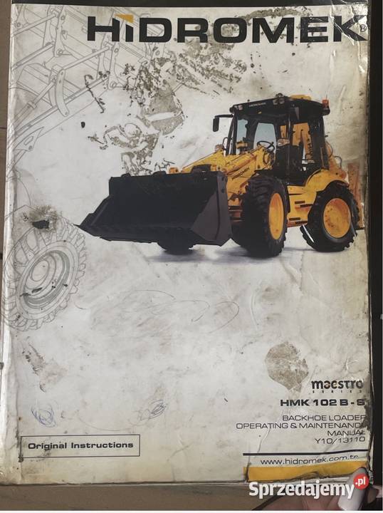 Instrukcja obsługi koparkoładowarka HIDROMEK Poradniki, albumy i reportaże