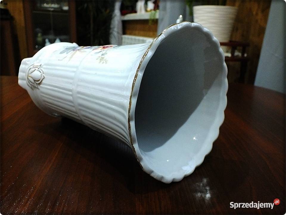 Stary Wazon Porcelana złocona z 1900 roku W Żary
