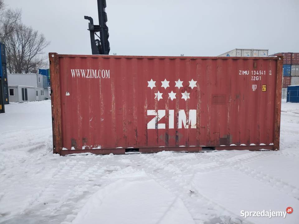 Sprzedam kontenery morskie używane 20DVWarka Warka