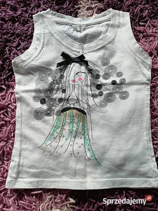 Bluzeczki na lato dziewczynki 3 sztuki 6 Rozmiar 92