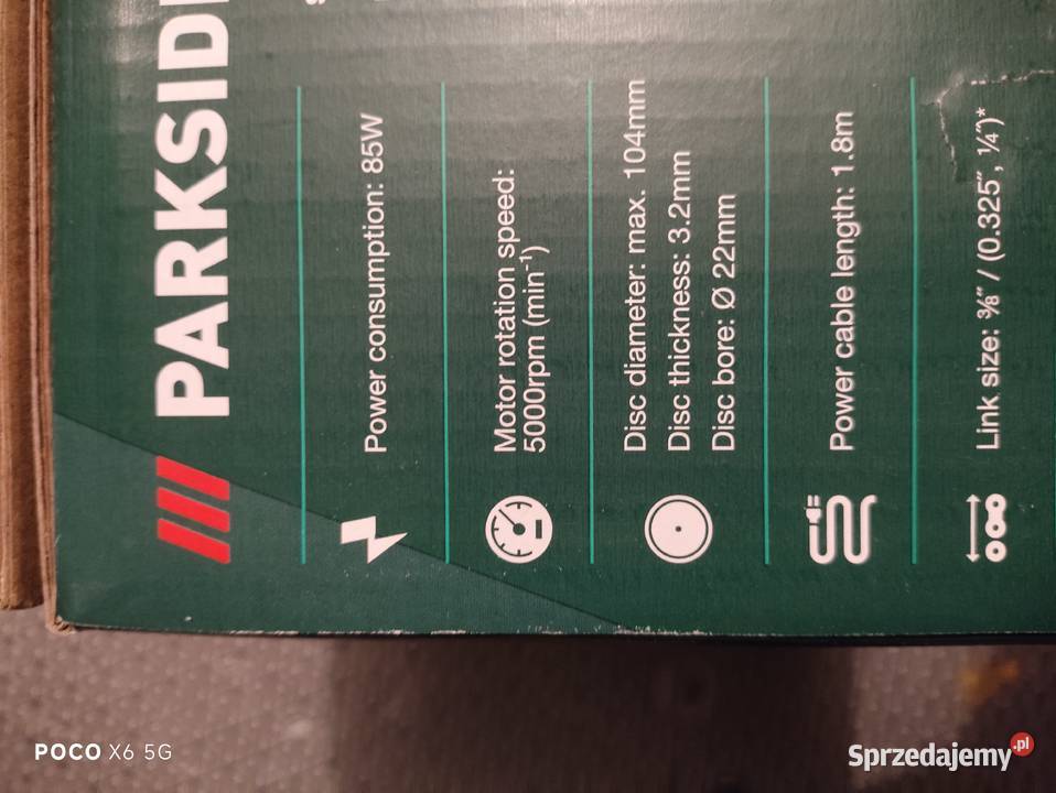 Parkside PEKSG 85 E4 urzadzenie do ostrzenia Bolesławiec