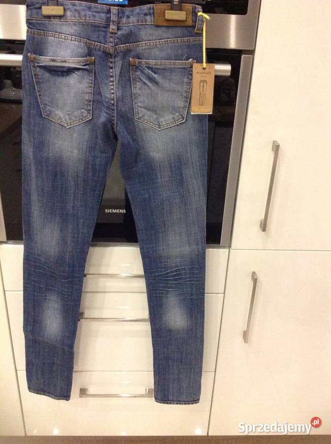 Spodnie Jeans Damskie MANGO XXS NOWE niebieski Nowa Sól sprzedam