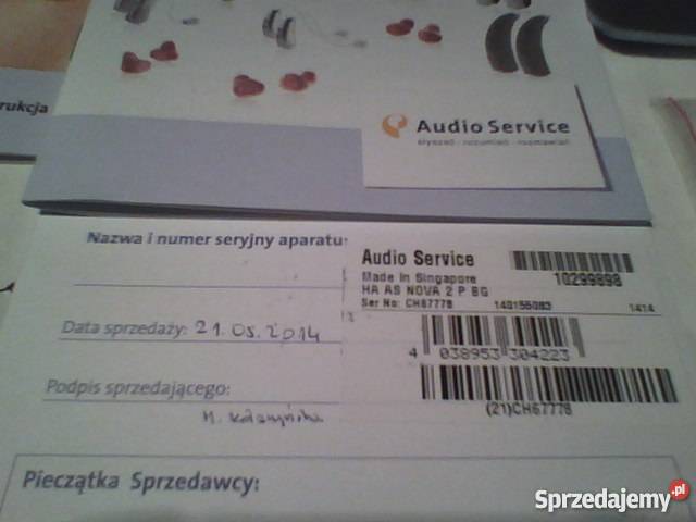 Aparat Słuchowy Cyfrowy NOVA 2 firmy AUDIO Imielin