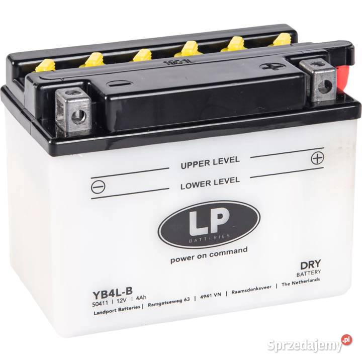 Akumulator motocyklowy Landport YB4LB 12V 4Ah Łódź