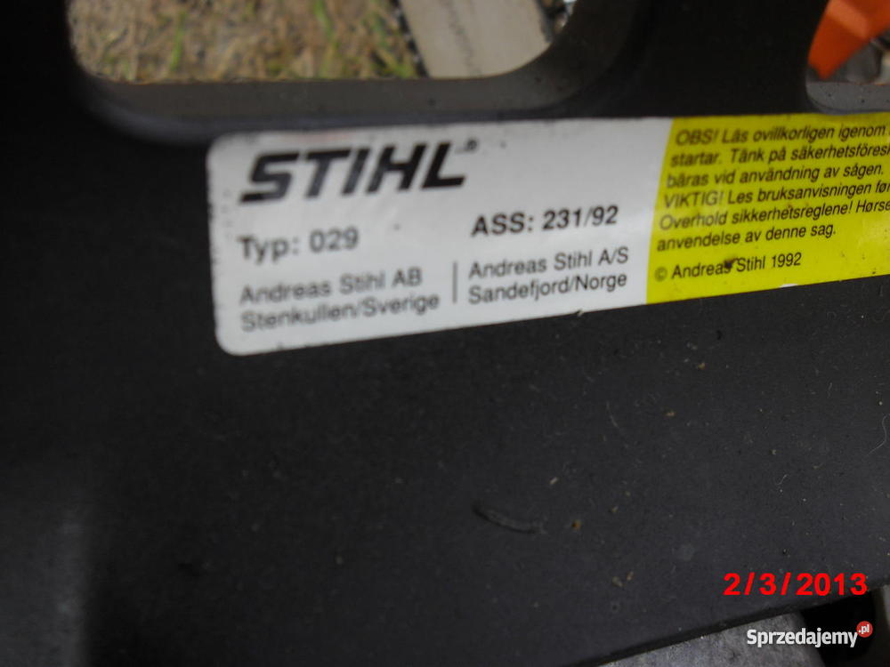 PIŁA STIHL 029 45 Kraków