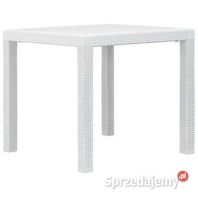 vidaXL Stolik ogrodowy plastik o wyglądzie Warszawa