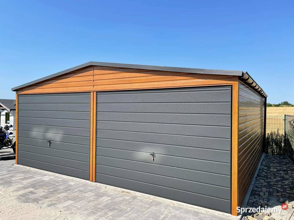 Garaż blaszany Wzmocniony profilami Producent