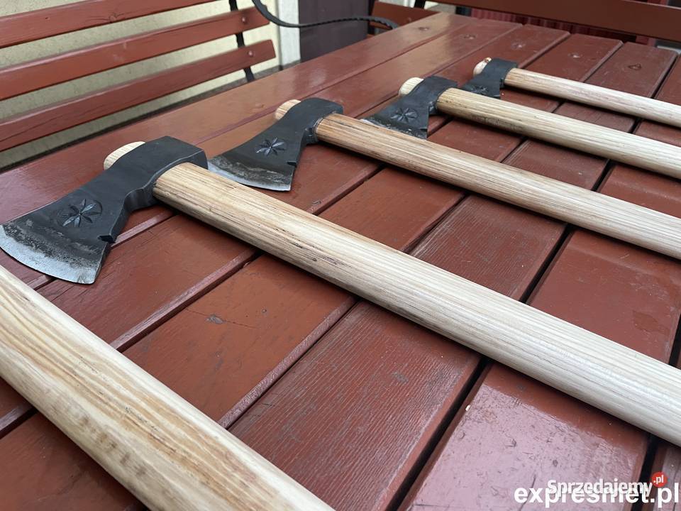 zestaw 5 siekier rozłupak toporek siekierka Mogilany sprzedam