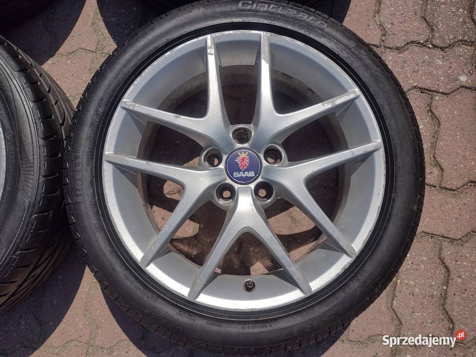 4 x alufelgi SAAB 93 17 5x110 ET41 OE12785710 Tarnów