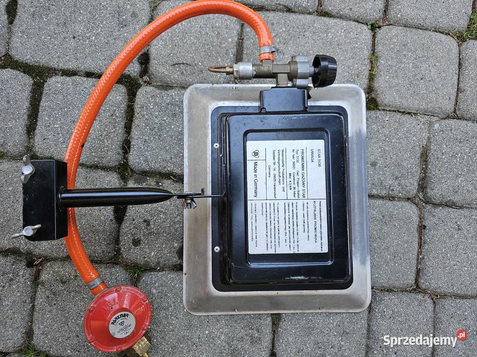 PIECYK NA GAZ PROMIENNIK GRZEJNIK GAZOWY UCHWYT Promienniki Tarnowiec