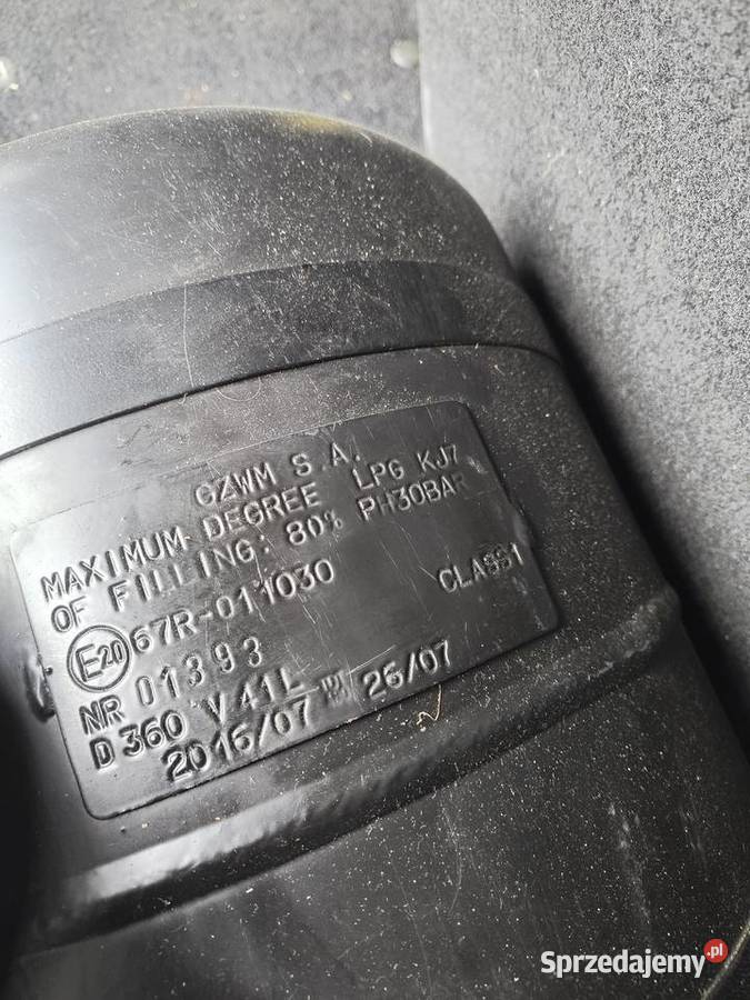 Butla LPG stelaż wielozawór Nieporęt