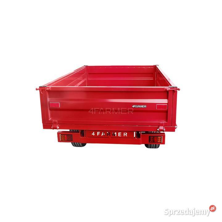 Przyczepa rolnicza jednoosiowa 15T z kiprem Przyczepy rolnicze Tajęcina