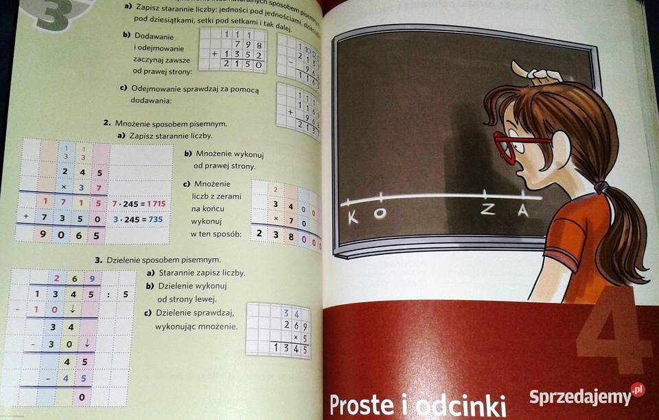 Matematyka z klasą 4 Podręcznik Lucyna Klama Chełm