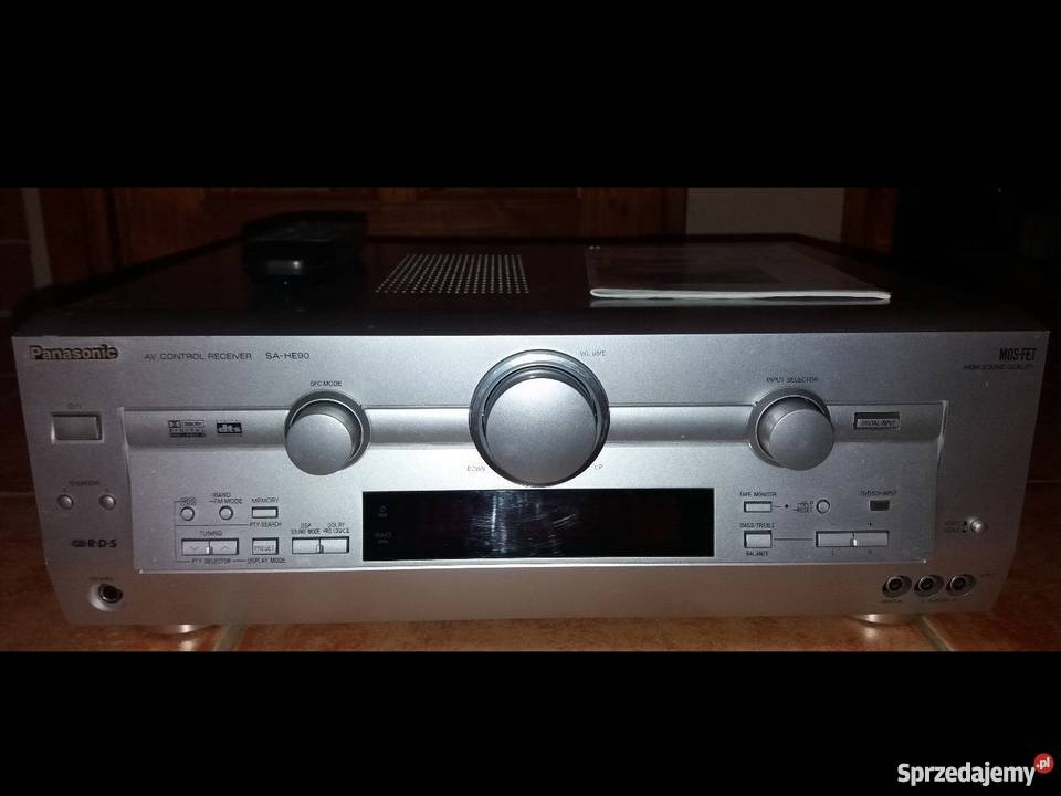 Amplituner Panasonic SAHE90 51 Pilot Amplitunery Bychawa sprzedam