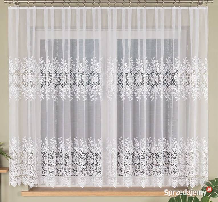 Nowa firana 400x155 firana cięta z belki bez Firany Dom i Ogród śląskie Zabrze