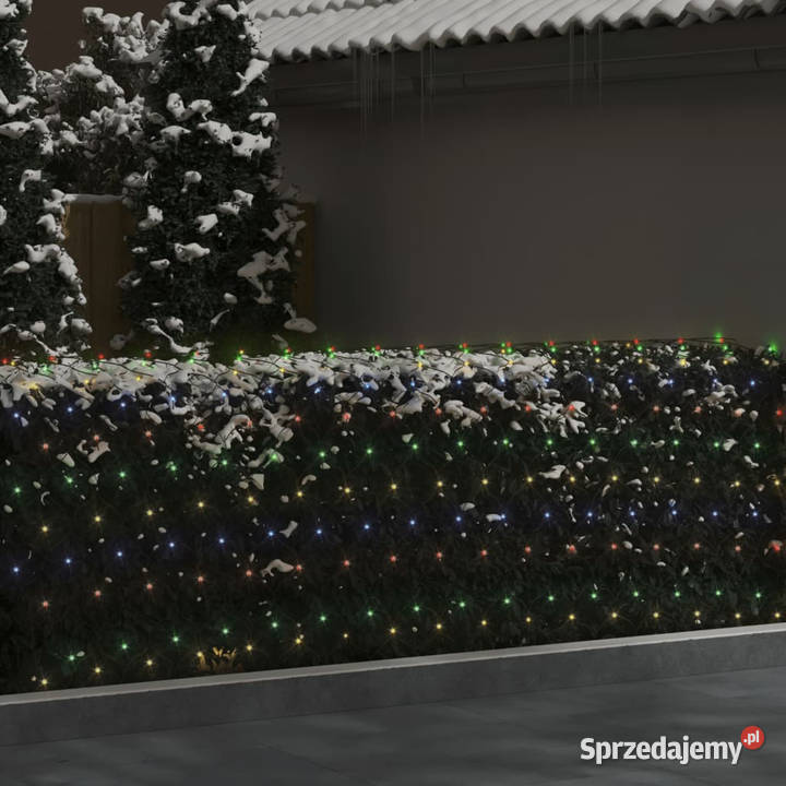 Siatka z lampek LED kolorowa 4x4 m 544 LED Dom i Ogród mazowieckie Warszawa