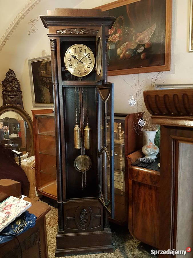 Zegar stojący Piękny i dostojny Gustav Becker Bielsko-Biała