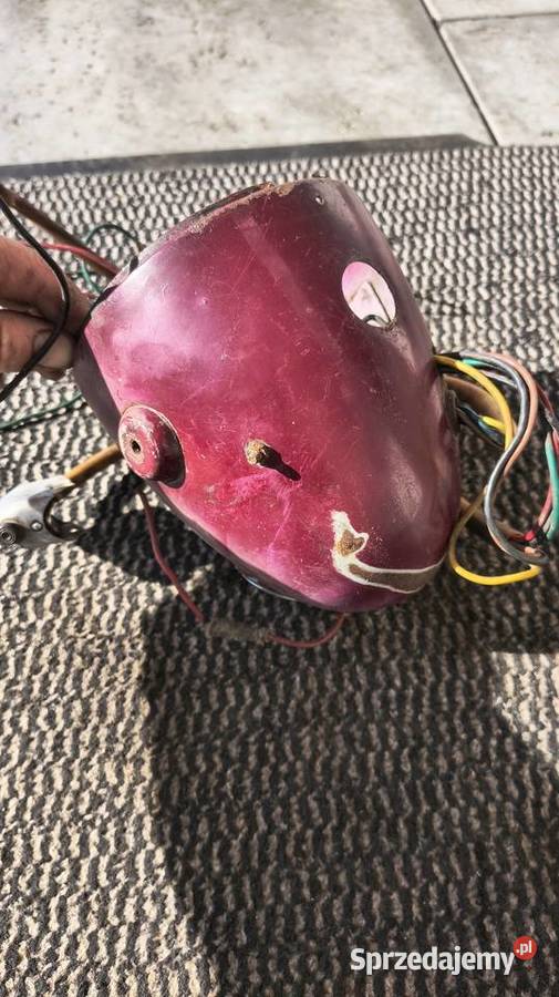 Lampa przód stacyjka oprawa żarówki WFM WSK