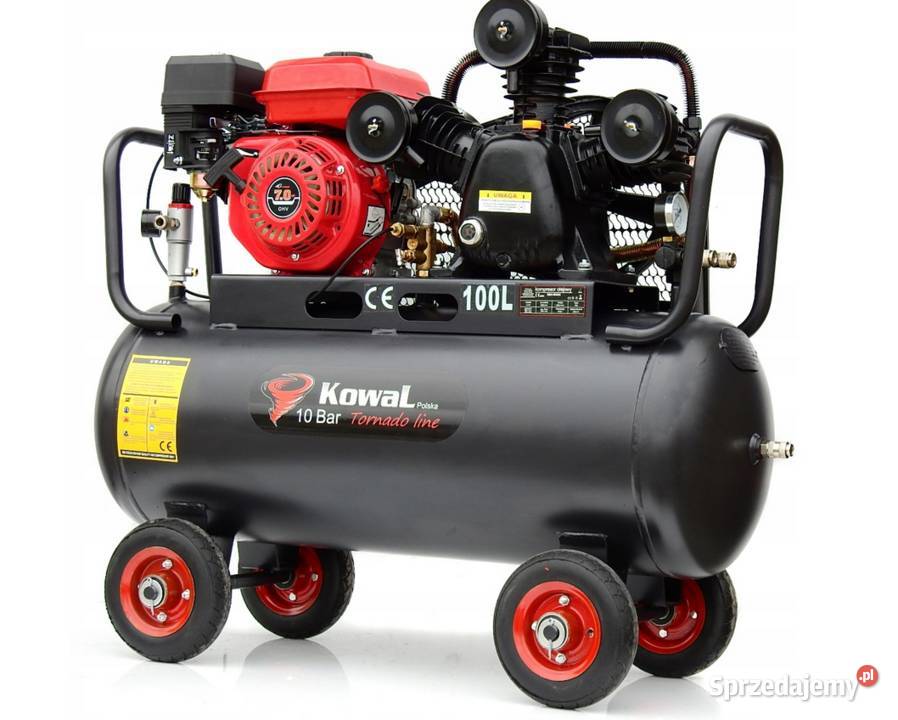 KOMPRESOR spalinowy k24 olejowy tłokowy 100L Olecko sprzedam