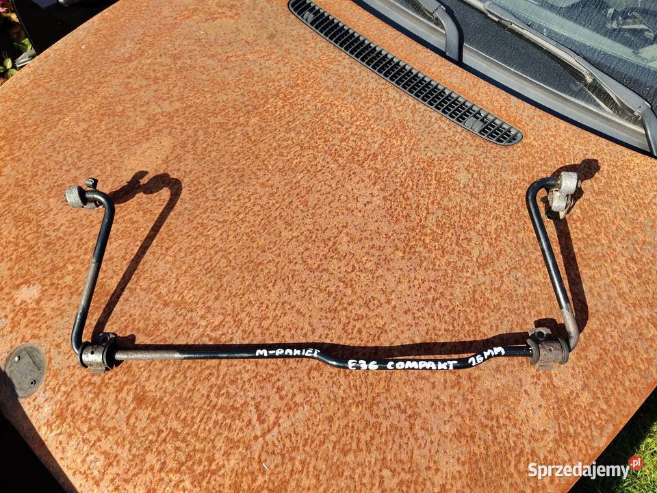 Bmw e36 compakt stabilizator tylny gruby 16mm łódzkie Aleksandrów Łódzki