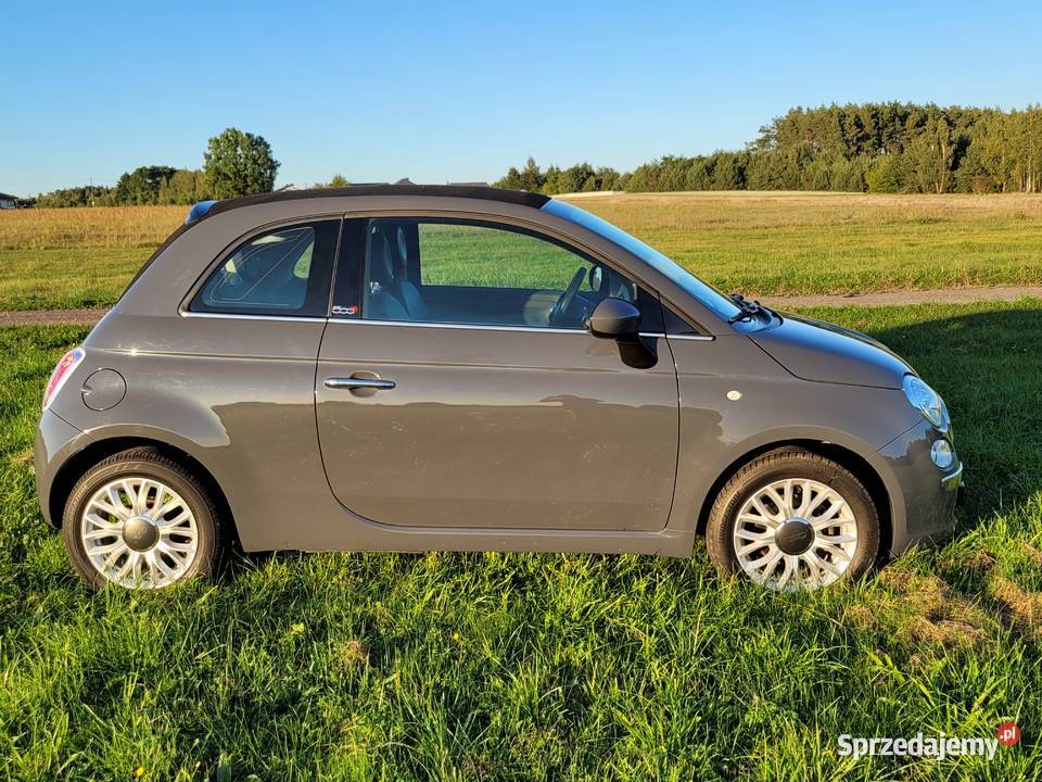 Fiat 500 C 2014 r xenon 2 kpl kół 97 000 stan grafitowy sprzedam