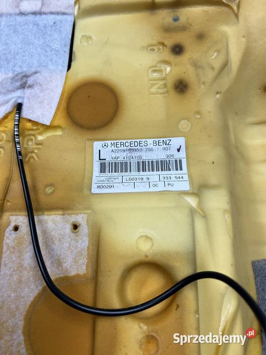 Siedzenie Mercedes W221 Pięćmorgi