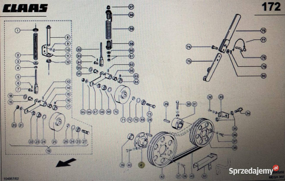 Piasta zaciskająca Class Mega 370340 kat 000 575 Jastrzębniki