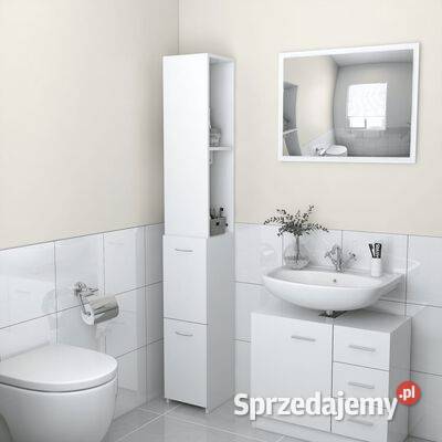 Szafka łazienkowa biała 25x265x170 materiał Warszawa