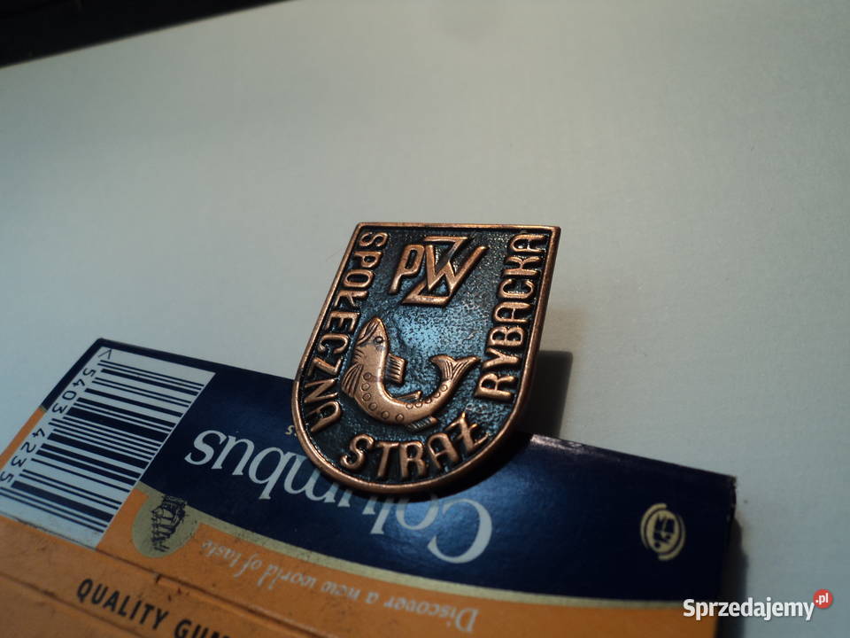 PRL odznaka PZW Społeczna Straż Rybacka wzór Pozostałe Nowy Sącz