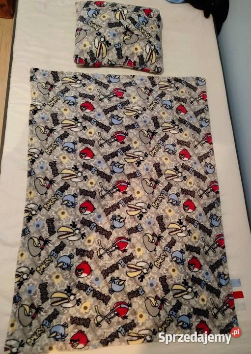 Komplet poduszka kocyk Angry Birds Gajewo sprzedam