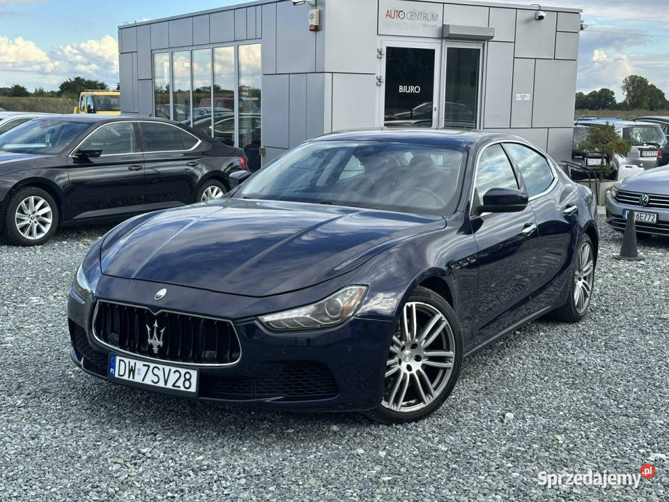 Maserati Ghibli 30 V6 410 SQ4 4x4 2017r kamera niebieski Ghibli Wojkowice