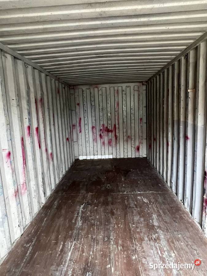 Kontener morski magazynowy 20DV 6 metrowy śląskie Świętochłowice sprzedam