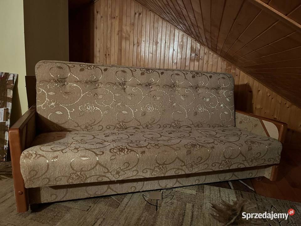 Wersalka rozkładana z pojemnikiem na pościel Konstancin-Jeziorna sprzedam