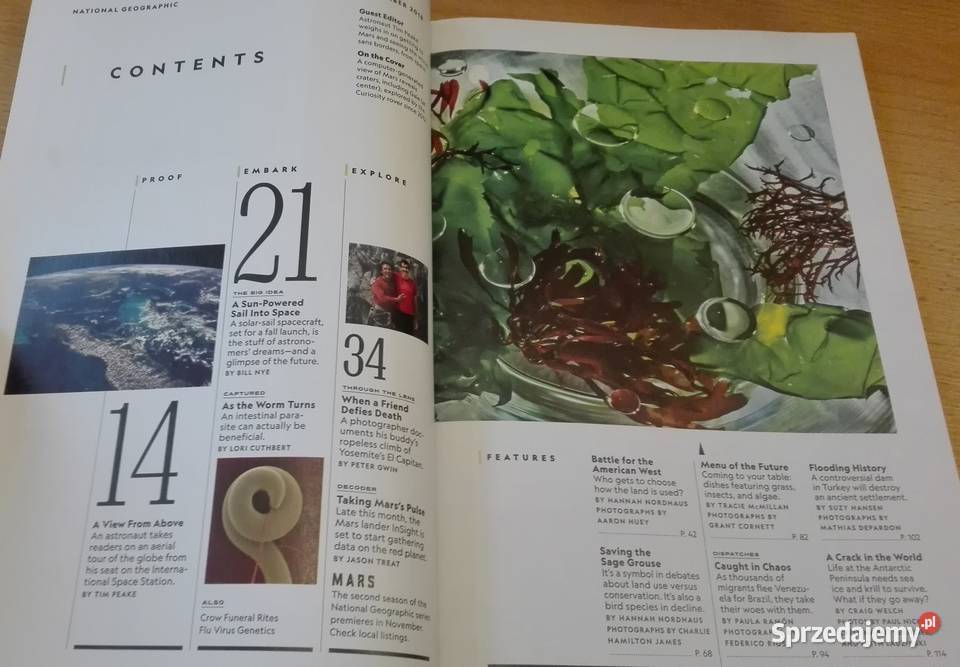 National Geographic November 2018 Red Planet Tim Gdańsk sprzedam