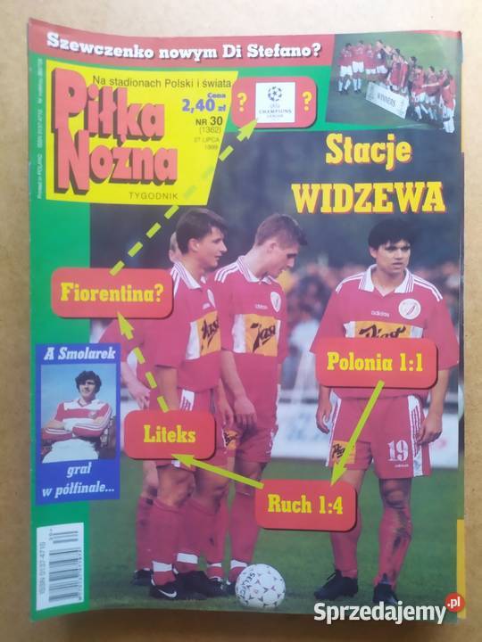 Tygodnik Piłka Nożna rocznik 1999 kompletny