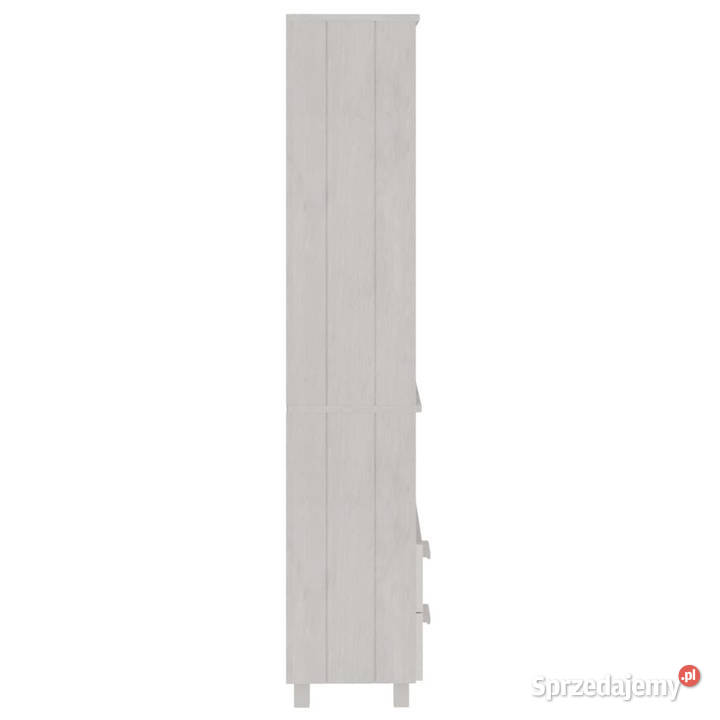 Szafka HAMAR biała 60x35x180 lite drewno sosnowe Warszawa
