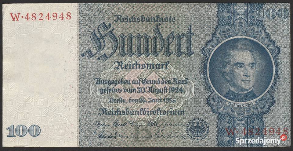NIEMCY 100 MAREK 1935 STAN XF