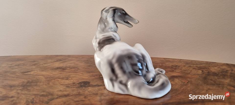 Figurka porcelanowa Chart leżący Wałbrzych lubuskie Zielona Góra sprzedam