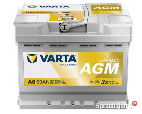 Akumulator VARTA Silver Dynamic AGM STARTSTOP A8 osobowe