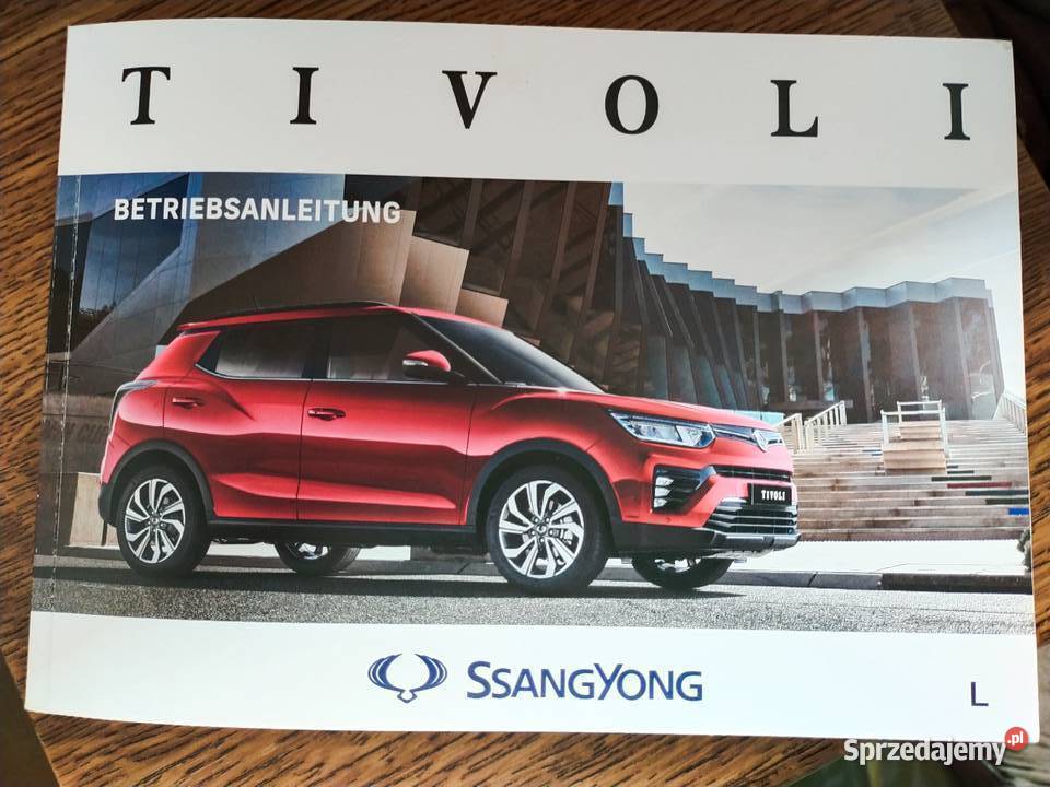 SsangYong Tivoli instrukcje obsługi w etui Bydgoszcz