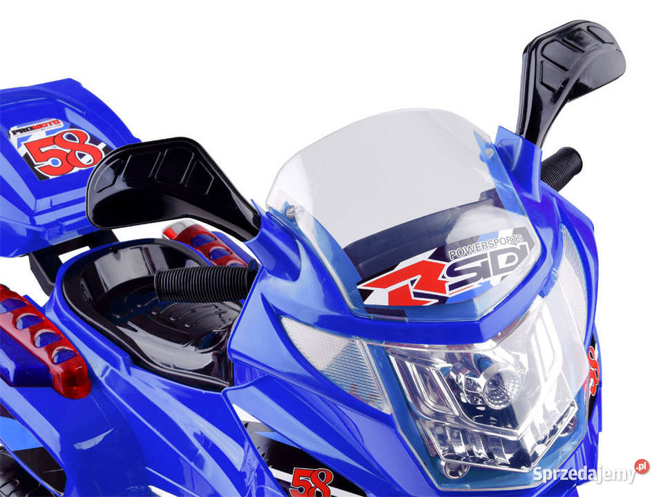 Motorek na akumulator kolorowe światła led Kielce