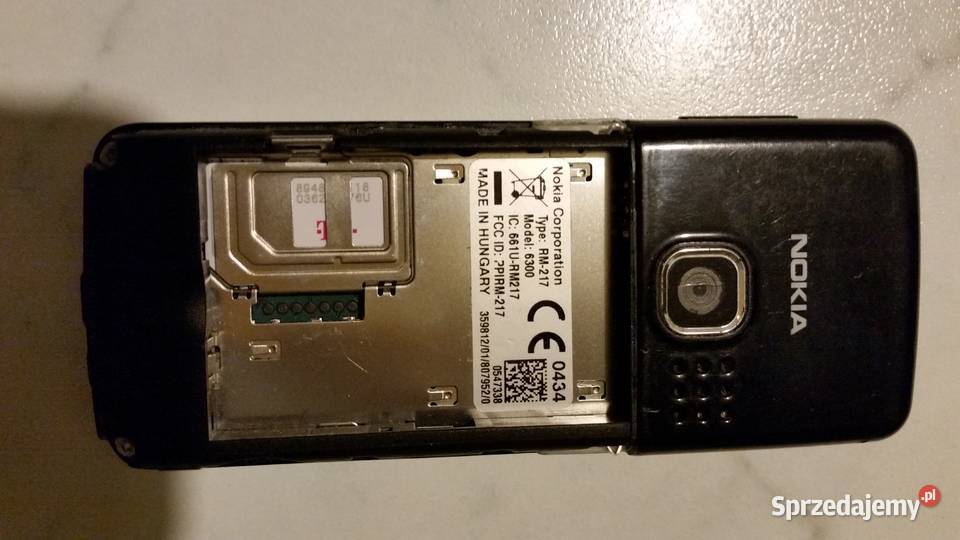 Telefon komorkowy NOKIA 6300 TypeRM217 sprzedam