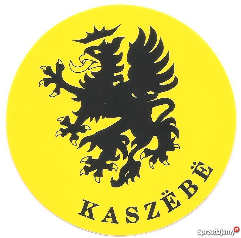 NAKLEJKA OKRĄGŁA KASZB GRYF Pozostałe Lębork sprzedam
