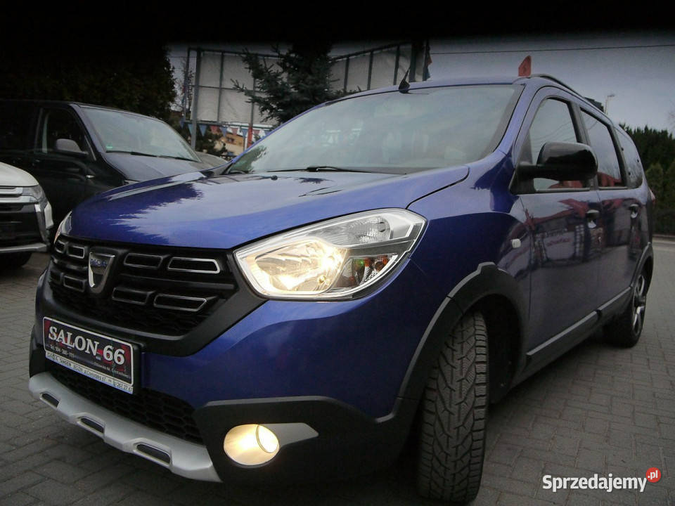 Dacia Lodgy 13b Stepway Salon Polska 7osob Navi 136755km śląskie sprzedam