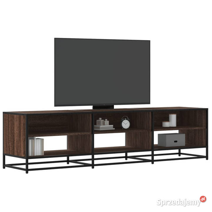 Szafka pod telewizor brązowy dąb 180x40x46 RTV Warszawa