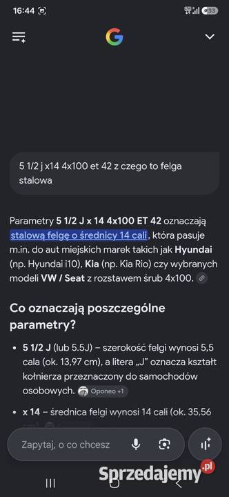 Felgi 4 14zali 4 x100 Biestrzynnik sprzedam