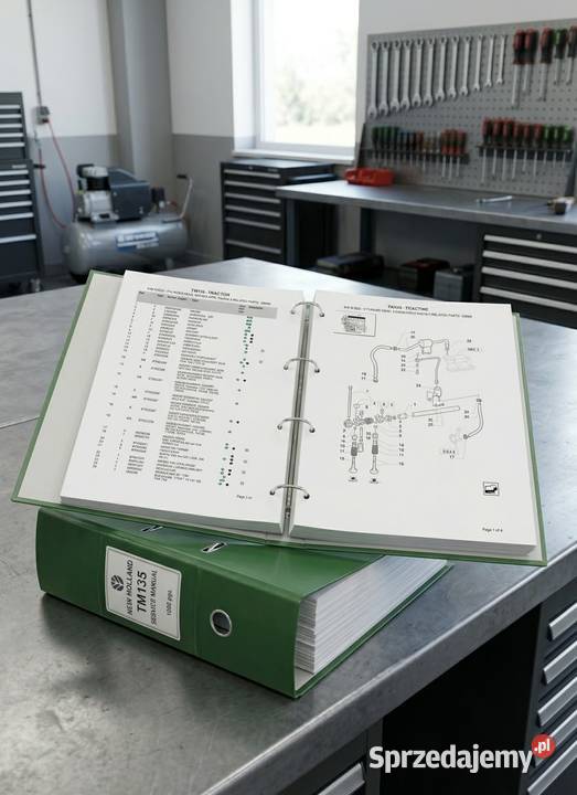 Katalog części ciągnik Holland tm 135 Polsku Gdańsk