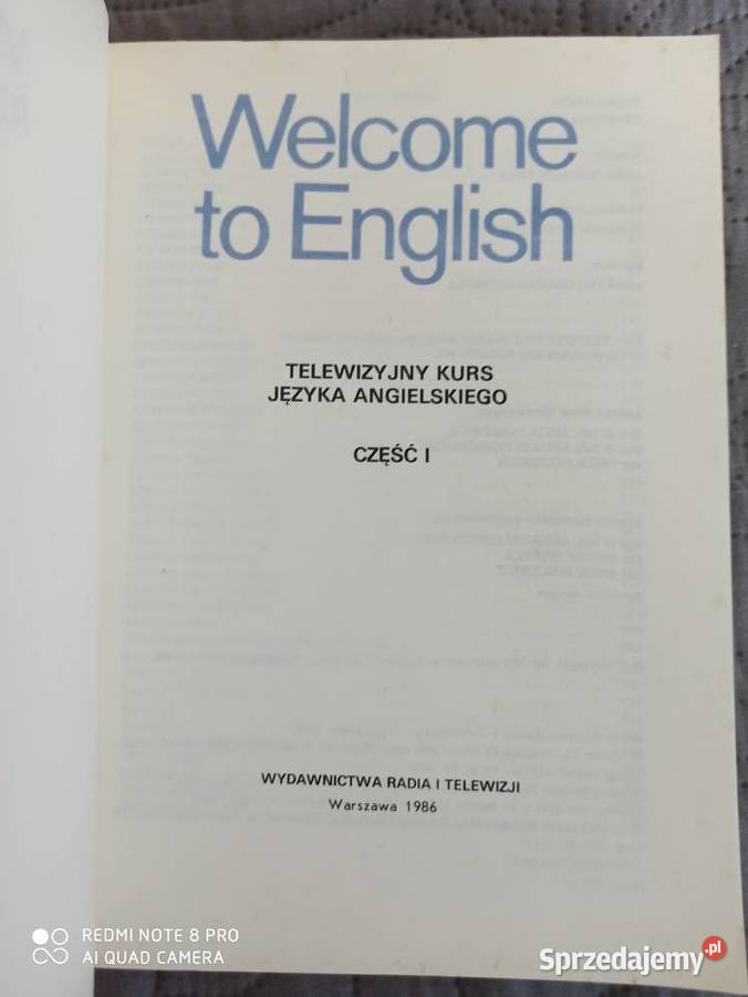 WELCOME TO ENGLISH czI red Anna Moraczewska