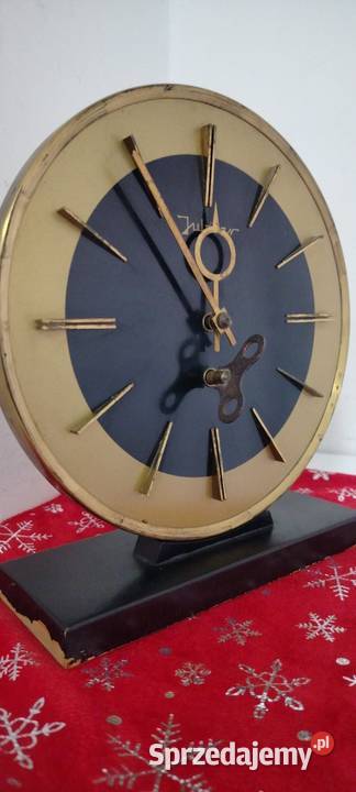 Zegar kominkowy JUBILER art deco Łódź