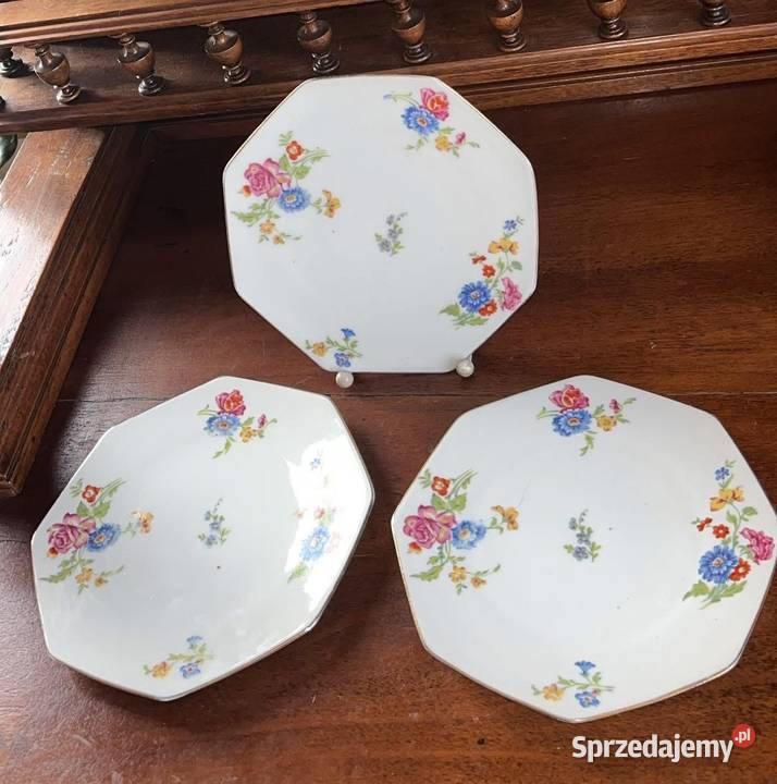 Talerzyk deserowy wielokątny Sygnowany Limoges Antyki, Sztuka, Kolekcje Gdańsk